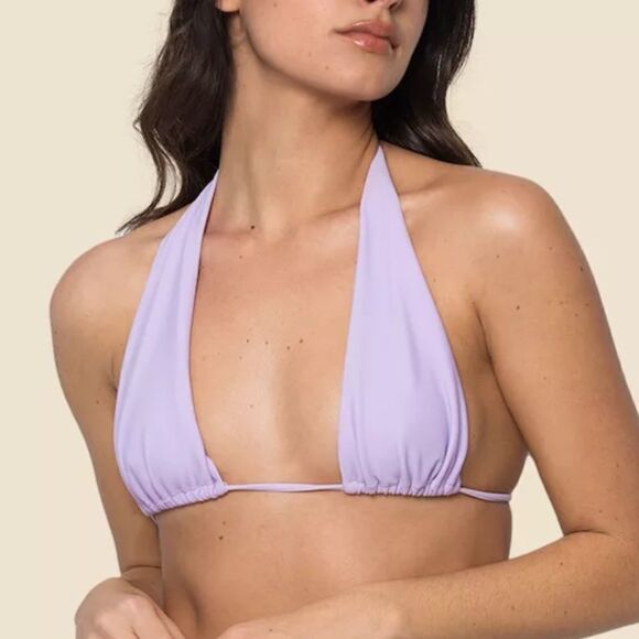 Khassani Swimwear Sweetie Top in Lavender - Picture 1 of 6